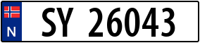 Truck License Plate